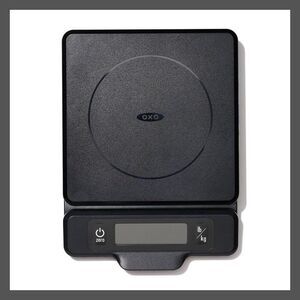 OXO -  Digital Food Scale Black 5Lb Pull Out Kitchen  Black